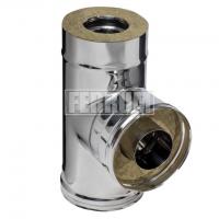 Сэндвич тройник 90° Ferrum из нержавеющей стали d150х250